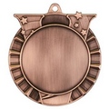 Medal, "Insert Holder", Double - Holds (2) - 2-3/4" Dia